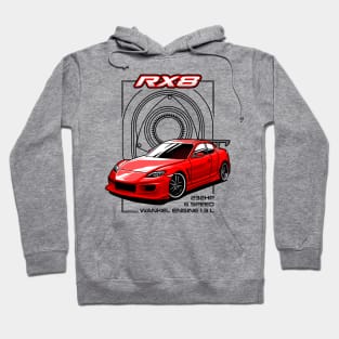 MAZDA RX 8 RED Hoodie